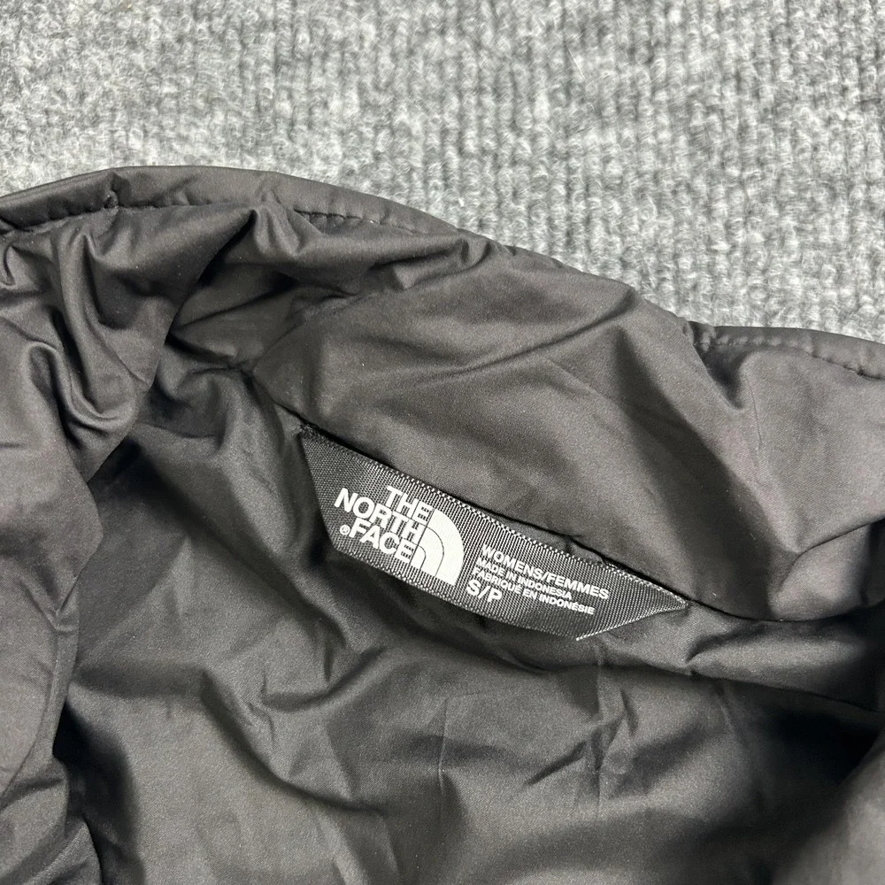 The North Face Jacket Womens Small Black Quilted Puffer Full Zip Insulated Warm - Picture 3 of 7